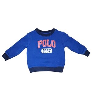Polo by Ralph Lauren Kids Navy and Red Sweatshirt